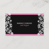 Classy White Wirbel Visitenkarte (Vorderseite)