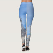 Classy Winter Frost Tree and Branch Designed Leggings (Rückseite)