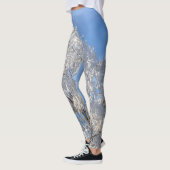 Classy Winter Frost Tree and Branch Designed Leggings (Links)