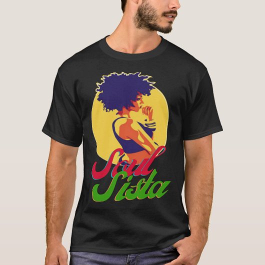 Classy Womens African Head Wrap Black Pride  Soul  T-Shirt (Vorderseite)