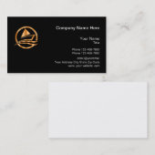 Classy Yacht Broker Boat Sales Theme Visitenkarte (Vorne/Hinten)