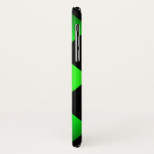 Classy Zig zag Green Personalisiert Case-Mate iPhone Hülle (Hinten/Links)