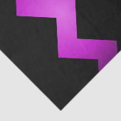 Classy Zigzag Lila auf Black Seidenpapier (Ausschnitt)