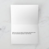 Classy Zuhause Realtor Business Vielen Dank Karten (Innenseite)