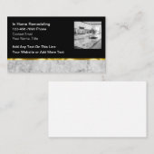 Classy Zuhause Remodeling Services Visitenkarte (Vorne/Hinten)