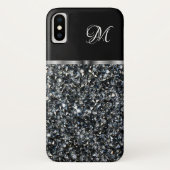Classys Ladys Imitats Kristall Jewel Monogram Case-Mate iPhone Hülle (Rückseite)