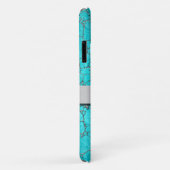 Classys Monogram Turquoise Muster Case-Mate iPhone Hülle (Hinten/Rechts)