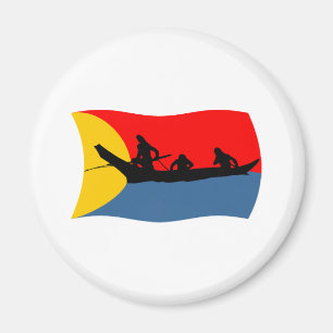 Clatsop-Stammes-Flaggenmagnet Magnet