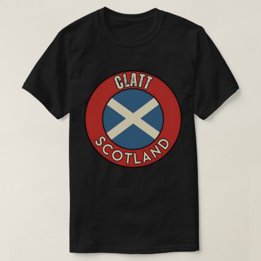 Clatt, Schottland T-Shirt (Design vorne)