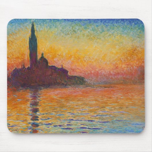 Claud Monet, "San Giorgio Maggiore by Twilight" Mousepad (Vorne)