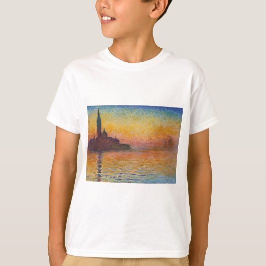 Claud Monet, “ San Giorgio Maggiore by Twilight ” T-Shirt (Vorderseite)