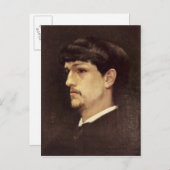 Claude Debussy 1886 Postkarte (Vorne/Hinten)