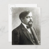 Claude Debussy, c.1908 Postkarte (Vorne/Hinten)