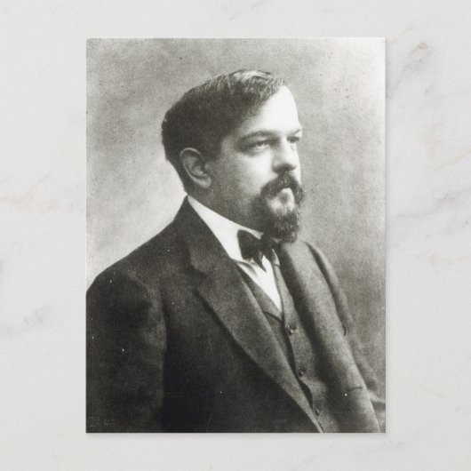Claude Debussy, c.1908 Postkarte (Vorderseite)