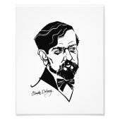 Claude Debussy Fotodruck (Vorne)