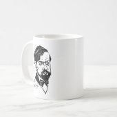 Claude Debussy Kaffeetasse (Vorderseite Links)