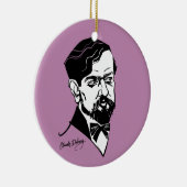 Claude Debussy Keramik Ornament (Rechts)