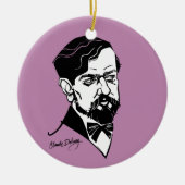 Claude Debussy Keramik Ornament (Vorne)