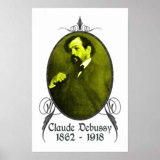 Claude Debussy Poster (Vorne)