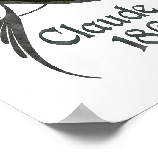 Claude Debussy Poster (Ecke)