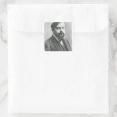 Claude Debussy Quadratischer Aufkleber (Tasche)