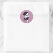Claude Debussy Runder Aufkleber (Tasche)