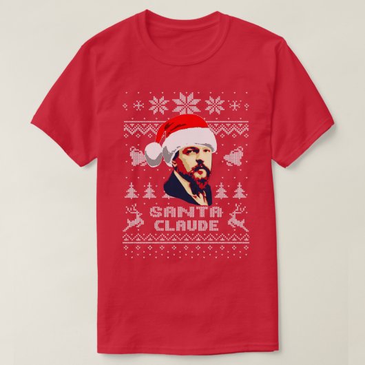 Claude Debussy Santa Claude T-Shirt (Design vorne)