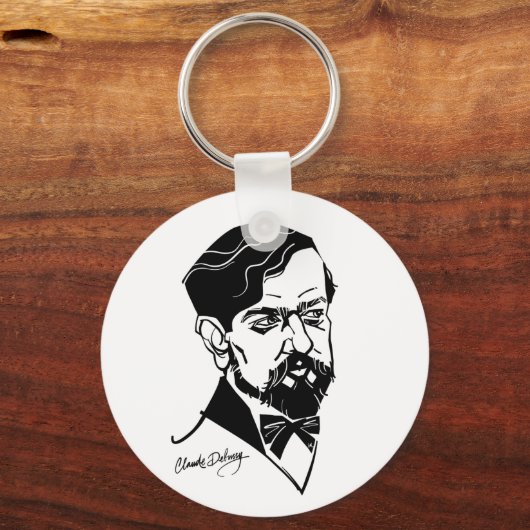 Claude Debussy Schlüsselanhänger (Vorderseite)