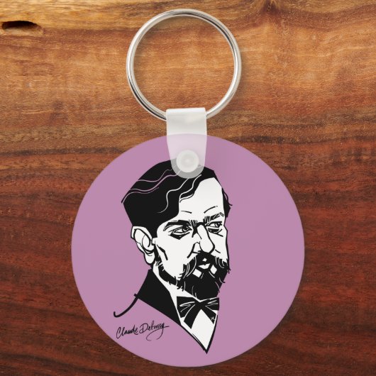 Claude Debussy Schlüsselanhänger (Vorderseite)