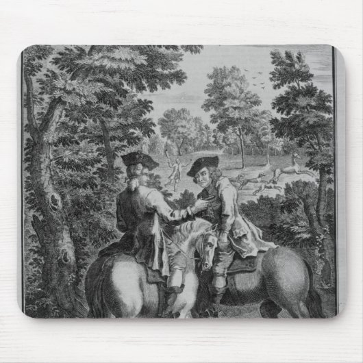 Claude Duval, der Gutsherren Roper beraubt Mousepad (Vorne)