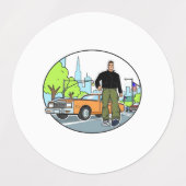 Claude - GTA 3 Etiketten (Design 1)