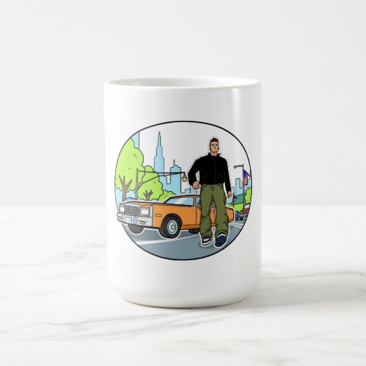 Claude - GTA 3 Kaffeetasse (Mittel)