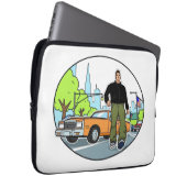 Claude - GTA 3 Laptopschutzhülle (Vorne Rechts)