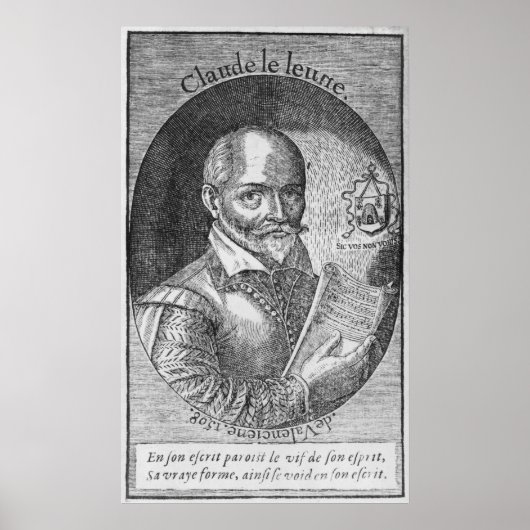 Claude Le Jeune 1598 Poster (Vorne)