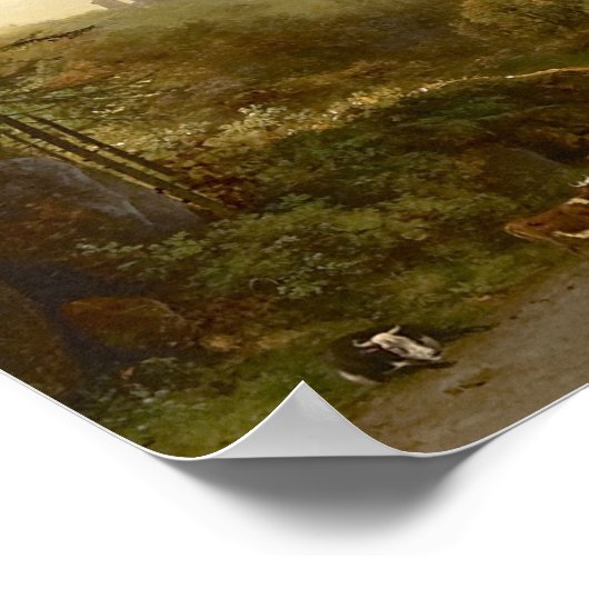 Claude Lorrain Artwork Poster (Ecke)