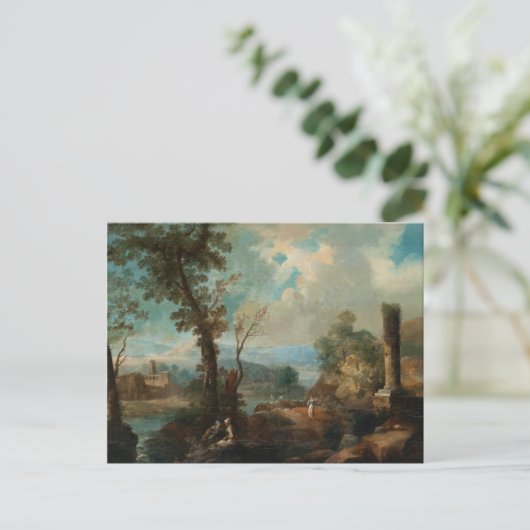 Claude Lorrain Artwork Postkarte (Stehend Vorderseite)