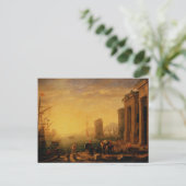 Claude Lorrain Artwork Postkarte (Stehend Vorderseite)