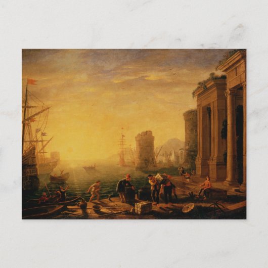 Claude Lorrain Artwork Postkarte (Vorderseite)