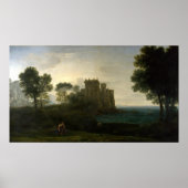 Claude Lorrain Die verzauberte Burg Poster (Vorne)