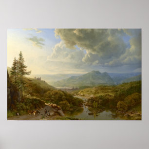Claude Lorrain-Grafik Poster