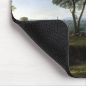 Claude Lorrain Landschaft mit Aeneas bei Delos Mousepad (Ecke)