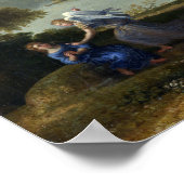 Claude Lorrain Landschaft mit Hagar und Angel Poster (Ecke)