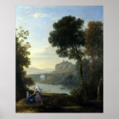 Claude Lorrain Landschaft mit Hagar und Angel Poster (Vorne)