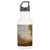 Claude Lorrain - Ruinen des römischen Forums Edelstahlflasche (Vorderseite)