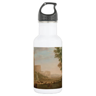 Claude Lorrain - Ruinen des römischen Forums Edelstahlflasche