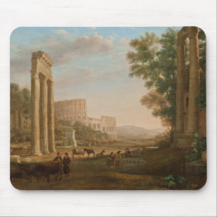 Claude Lorrain - Ruinen des römischen Forums Mousepad
