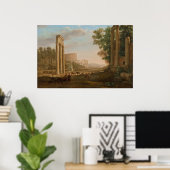 Claude Lorrain - Ruinen des römischen Forums Poster (Heimbüro)