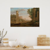 Claude Lorrain - Ruinen des römischen Forums Poster (Küche)