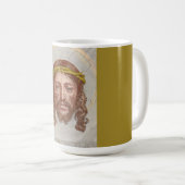 Claude Mellan’s Face of Christ 1649 engraving Kaffeetasse (VorderseiteRechts)