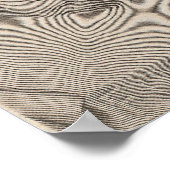 Claude Mellan’s Face of Christ 1649 engraving Poster (Ecke)